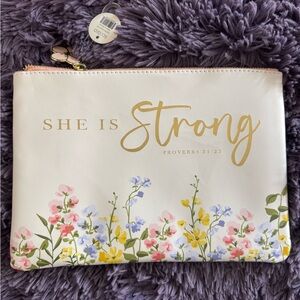 Gooseberry Moon Inspirational Floral Tablet Case - Cream
